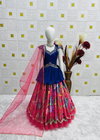 OC 224 Heavy Chinon With Embroidery Sequence Work Lahenga With Kediya Style And Dupatta Exporters In India